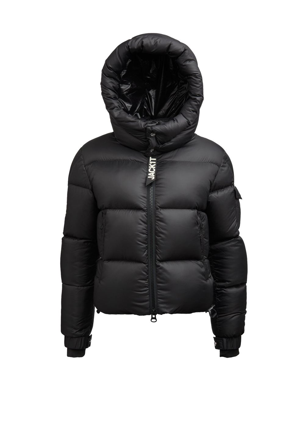 EZ Dry Puffer Hooded Jacket V2 flat lay swatch