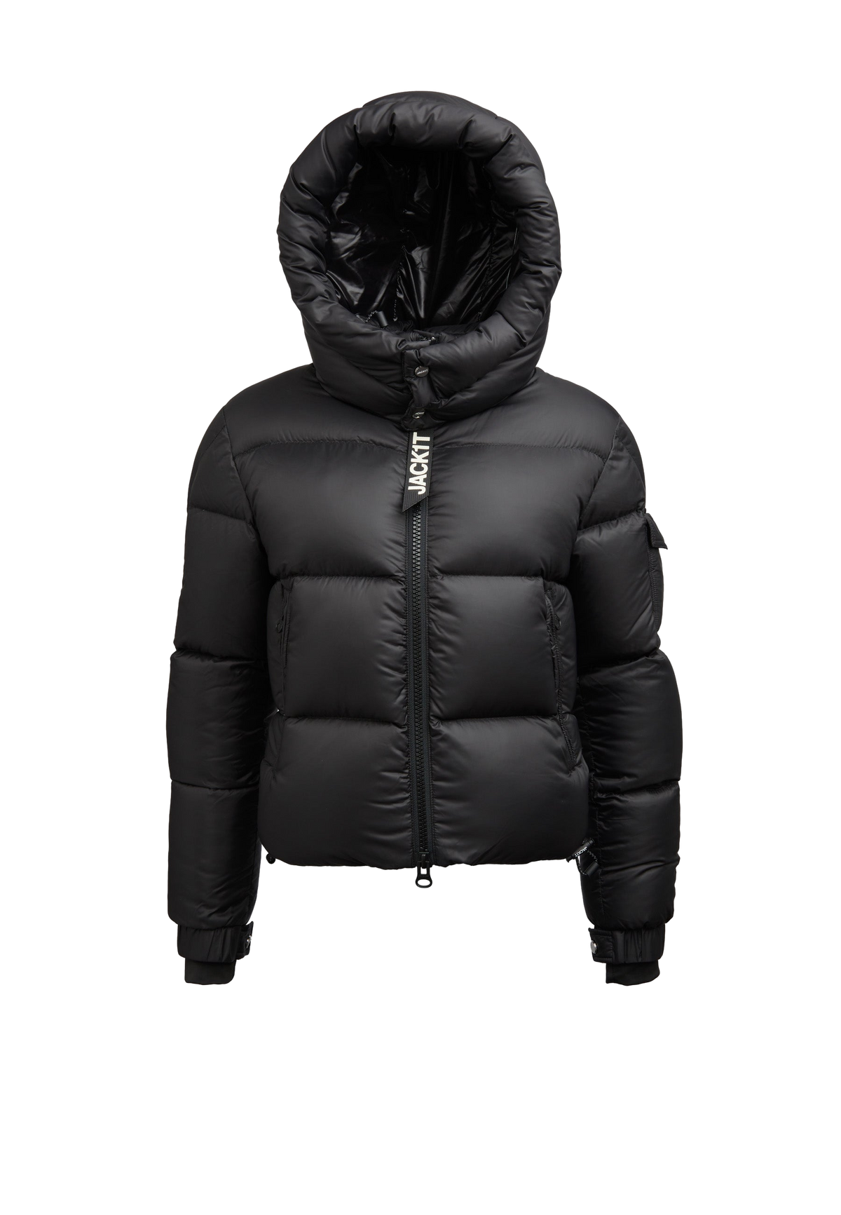EZ Dry Puffer Hooded Jacket V2 flat lay swatch