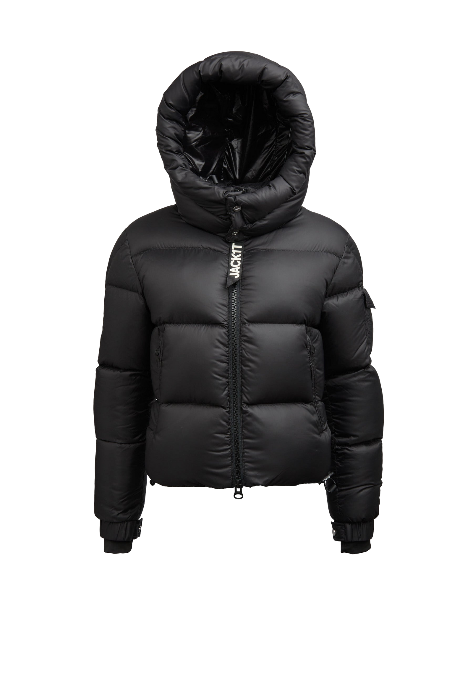 EZ Dry Puffer Hooded Jacket V2 flat lay swatch