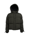 HELIO Cropped Duvet Puffer Jacket