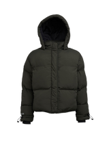 HELIO Cropped Duvet Puffer Jacket flat lay swatch