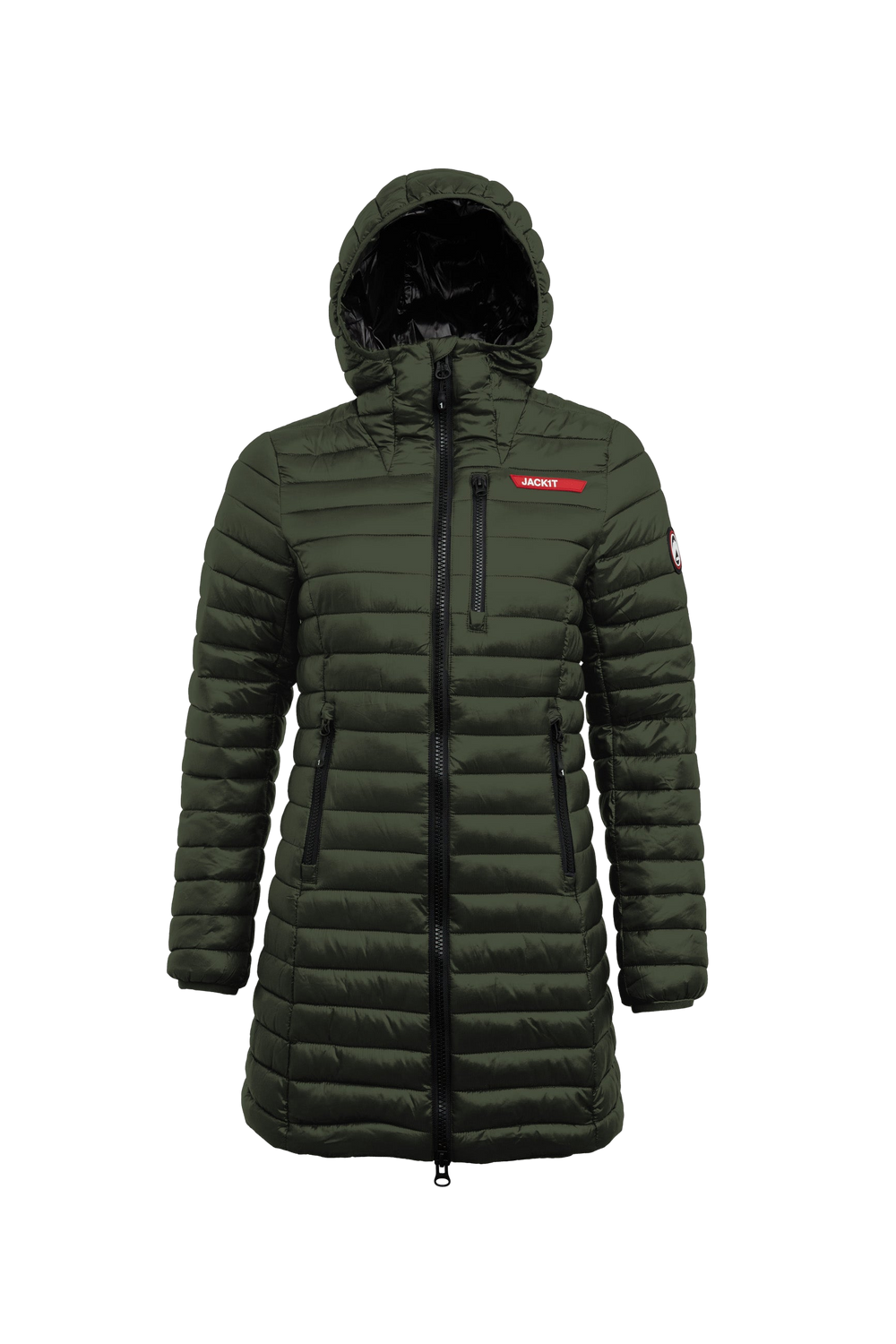 SATEL1TE Longline Jacket 2.0 flat lay swatch