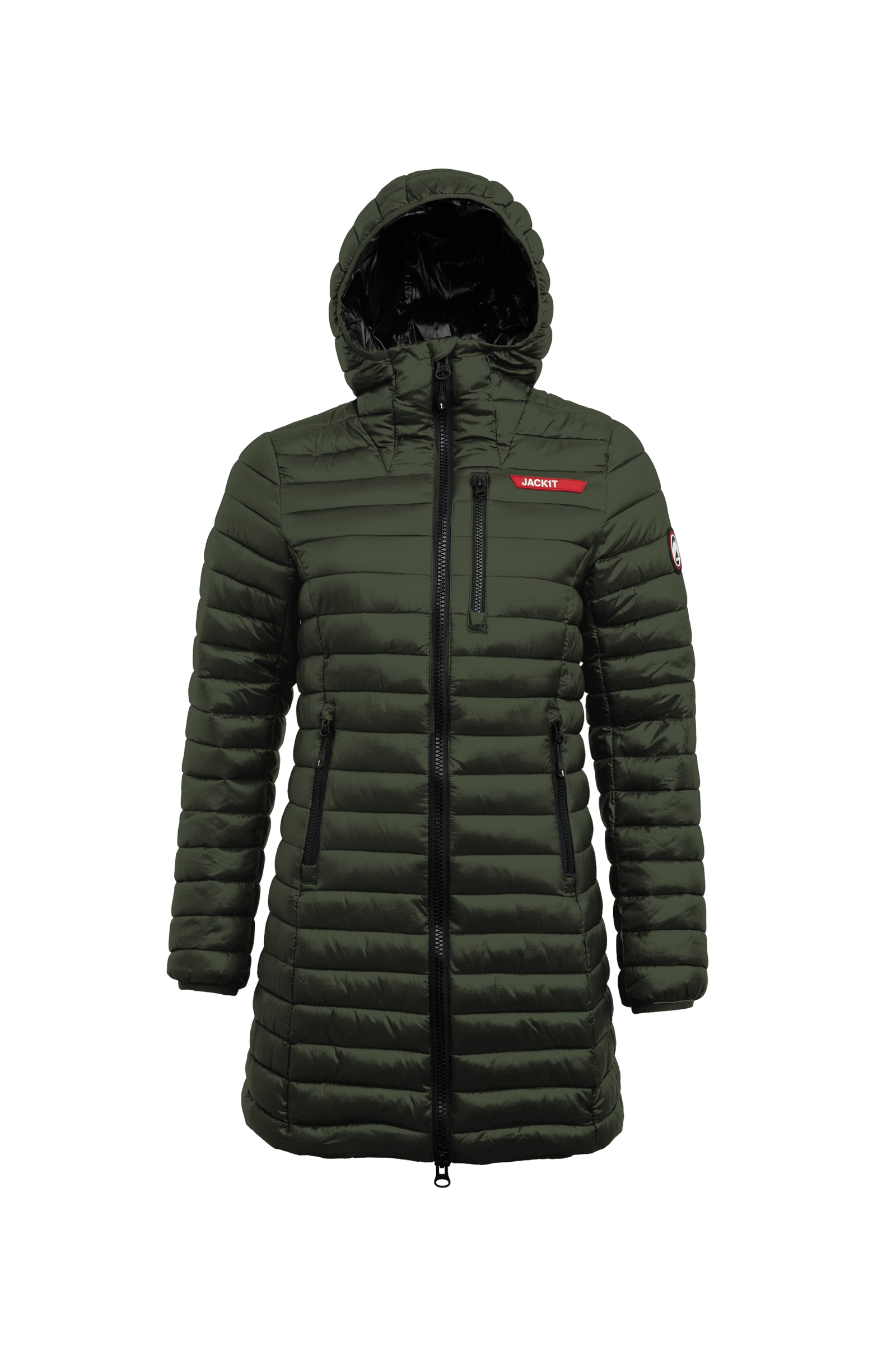SATEL1TE Longline Jacket 2.0 flat lay swatch