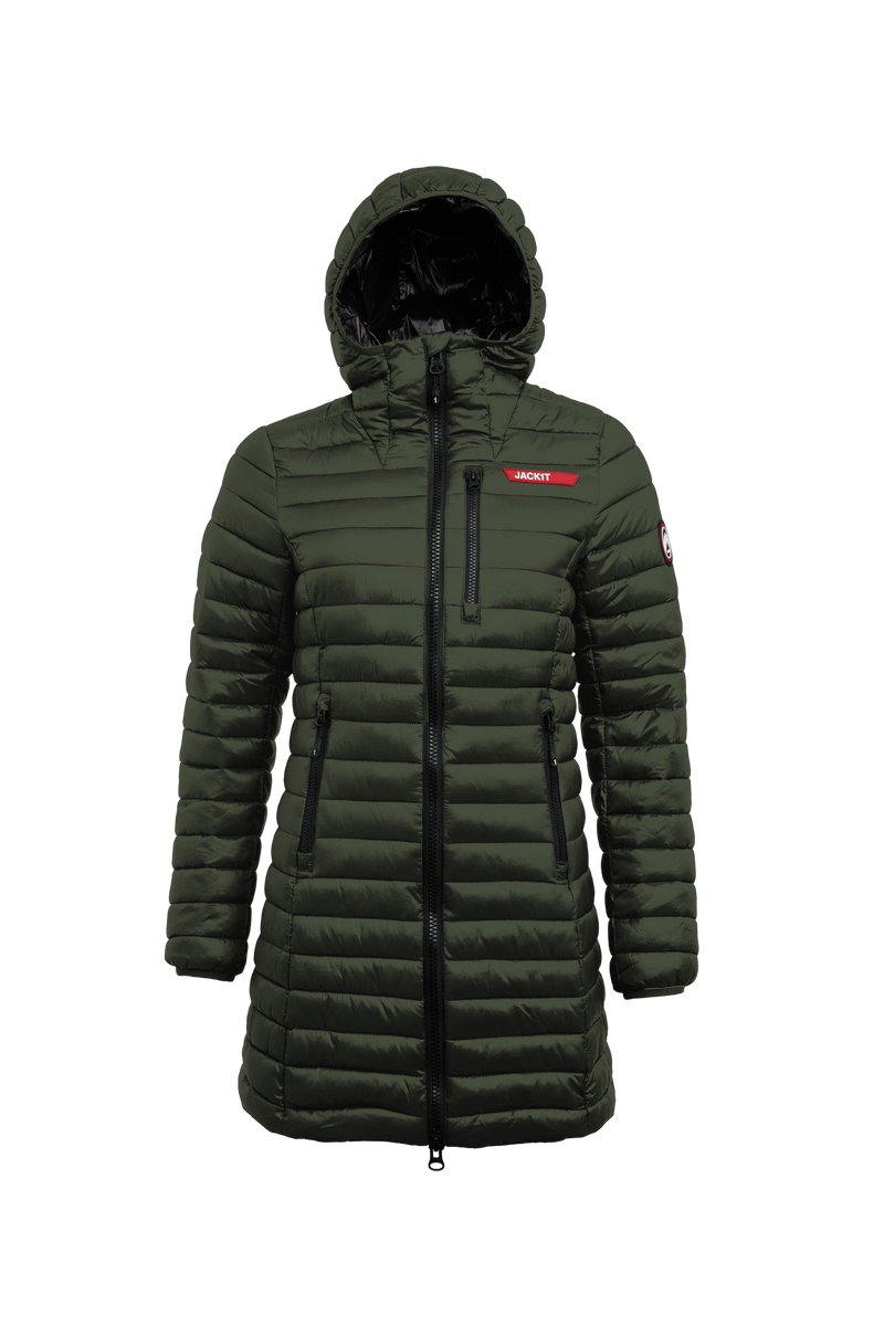 SATEL1TE Longline Jacket 2.0 flat lay swatch