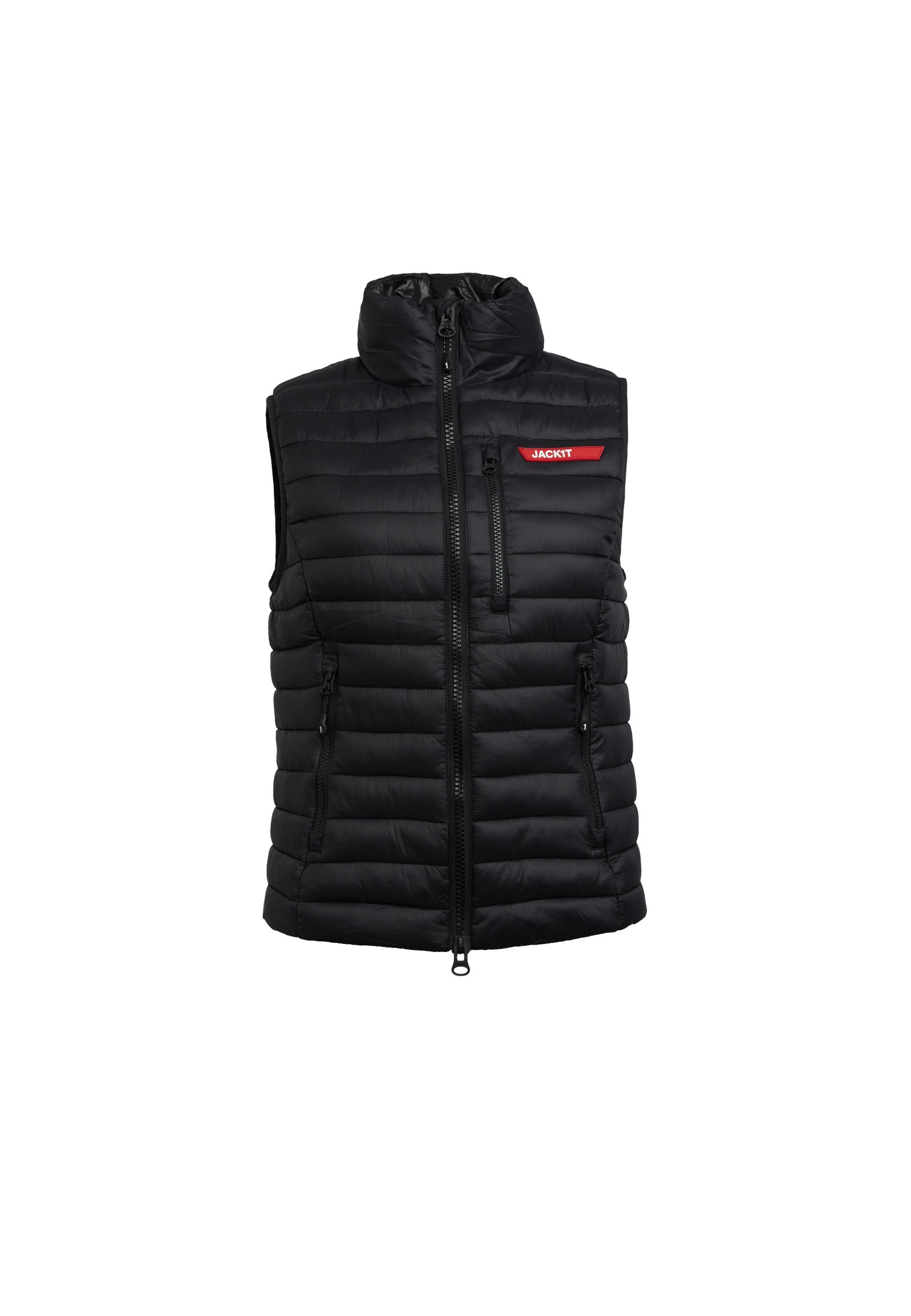 SATEL1TE Lightweight Puffer Gilet 2.0 flat lay swatch