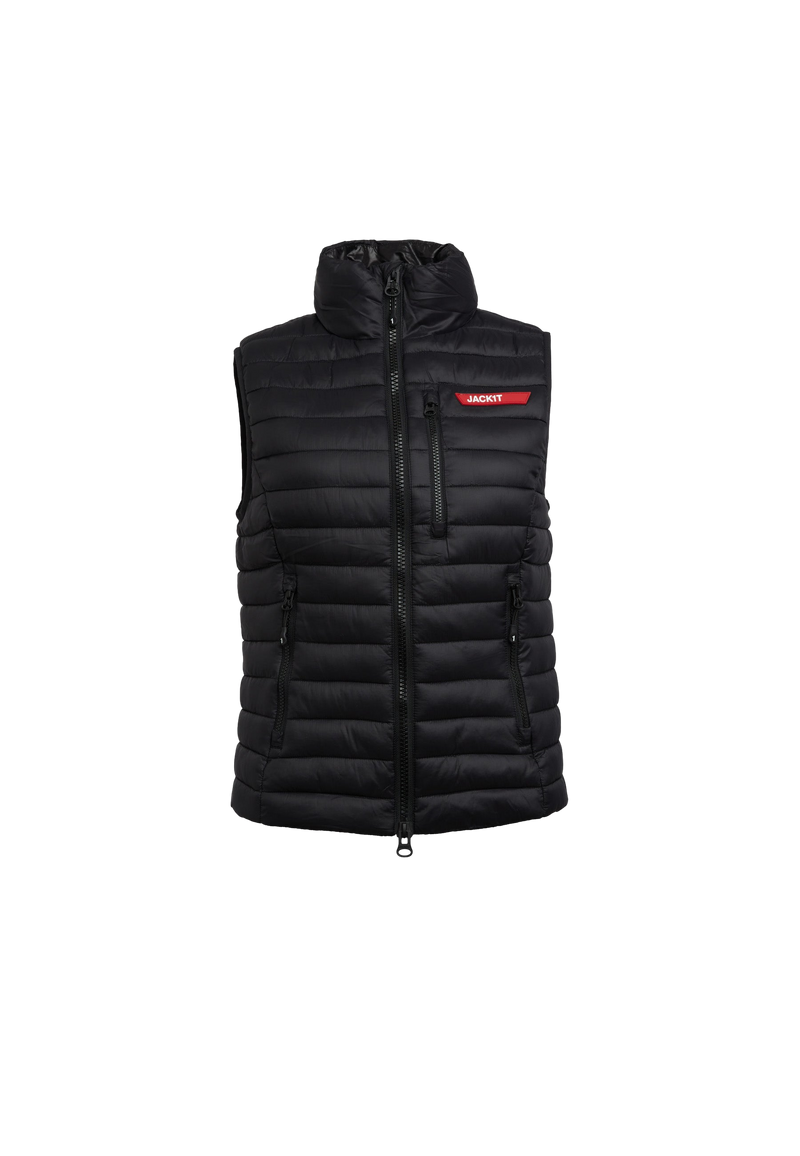 SATEL1TE Lightweight Puffer Gilet 2.0 flat lay swatch