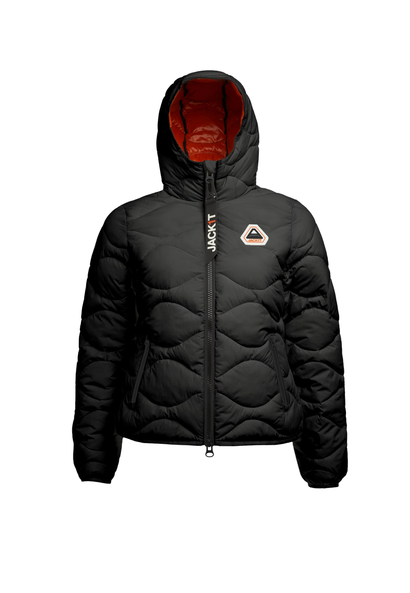 ORB1T Quilted Puffer Jacket flat lay swatch