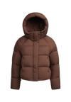Cloud Crop Down Puffer Jacket Mocha