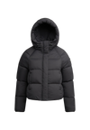 Cloud Crop Down Puffer Jacket Black