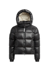 EZ Boxed Crop Down Puffer Jacket Lux Black