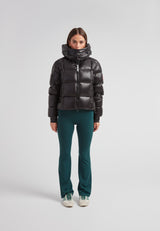 EZ Boxed Crop Down Puffer Jacket Lux