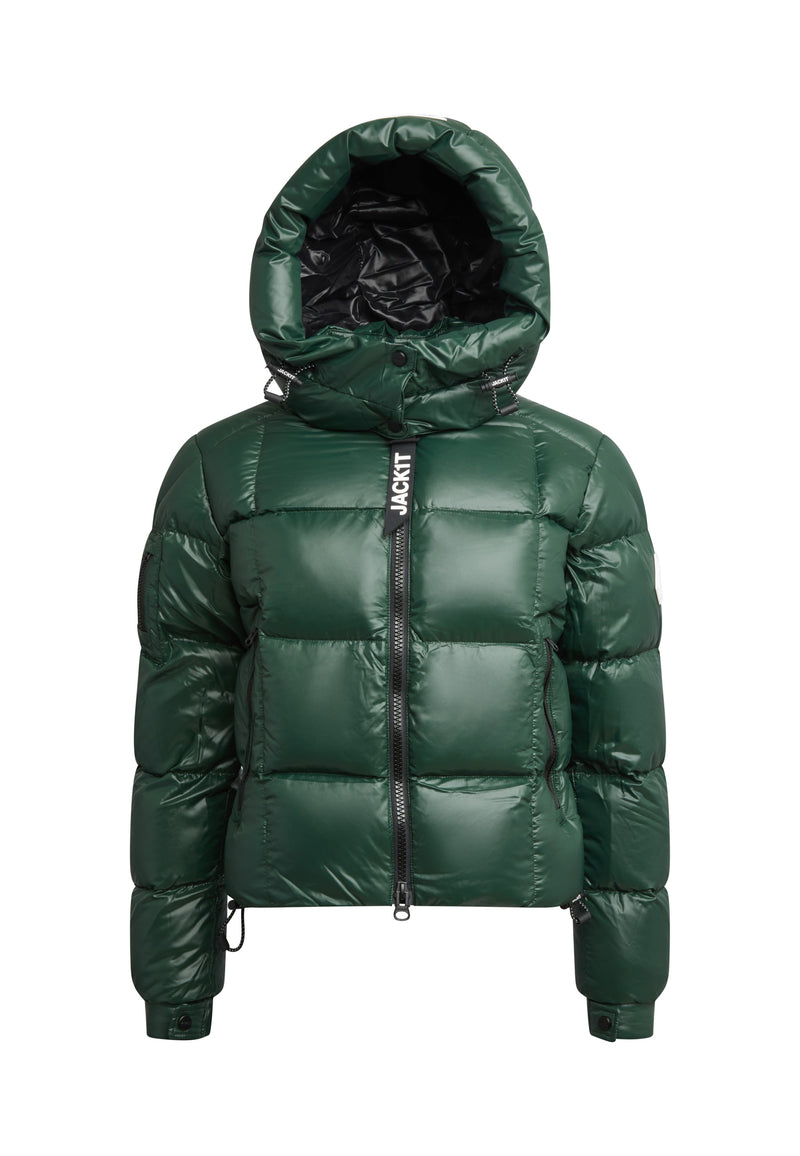 EZ Boxed Crop Down Puffer Jacket Lux