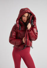 EZ Boxed Crop Down Puffer Jacket Lux