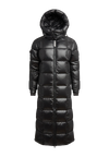 EZ Boxed Ultra Long Down Puffer Coat Lux Black