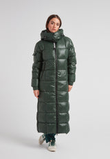 EZ Boxed Ultra Long Down Puffer Coat Lux