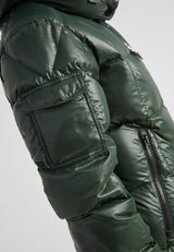 EZ Boxed Ultra Long Down Puffer Coat Lux