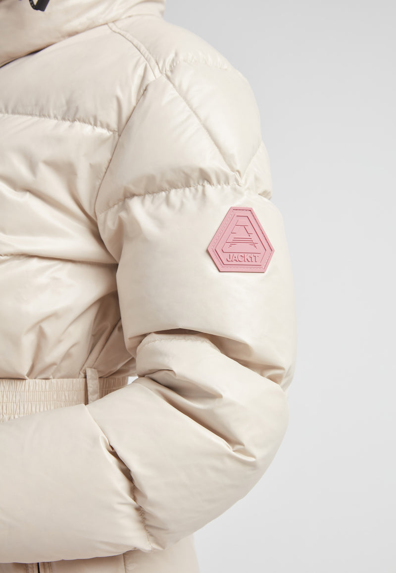 EZ Belted Down Puffer Coat Lux
