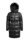 EZ Belted Down Puffer Coat Lux Black