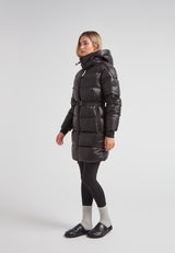 EZ Belted Down Puffer Coat Lux