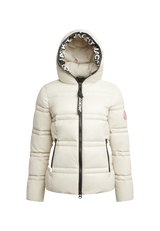R4D Tramline Puffer Racer Jacket Lux Stone flat lay swatch