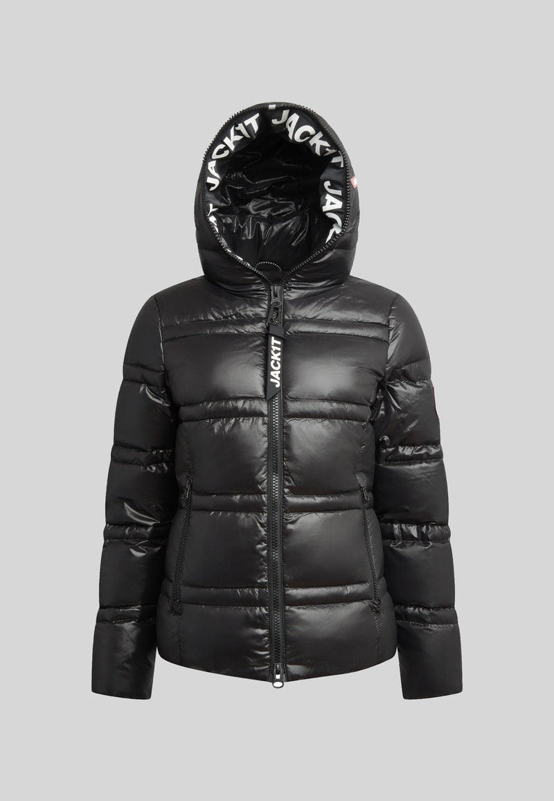 R4D Tramline Puffer Racer Jacket Lux Black