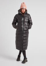 R4D Tramline Extra Long Down Coat Lux