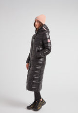 R4D Tramline Extra Long Down Coat Lux
