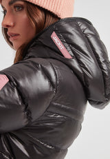 R4D Tramline Extra Long Down Coat Lux