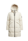Black Star Puffer Down Coat Stone
