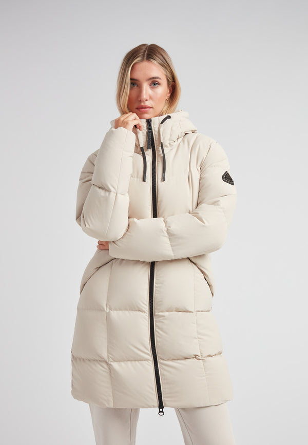 Black Star Puffer Down Coat