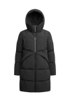Black Star Puffer Down Coat Black