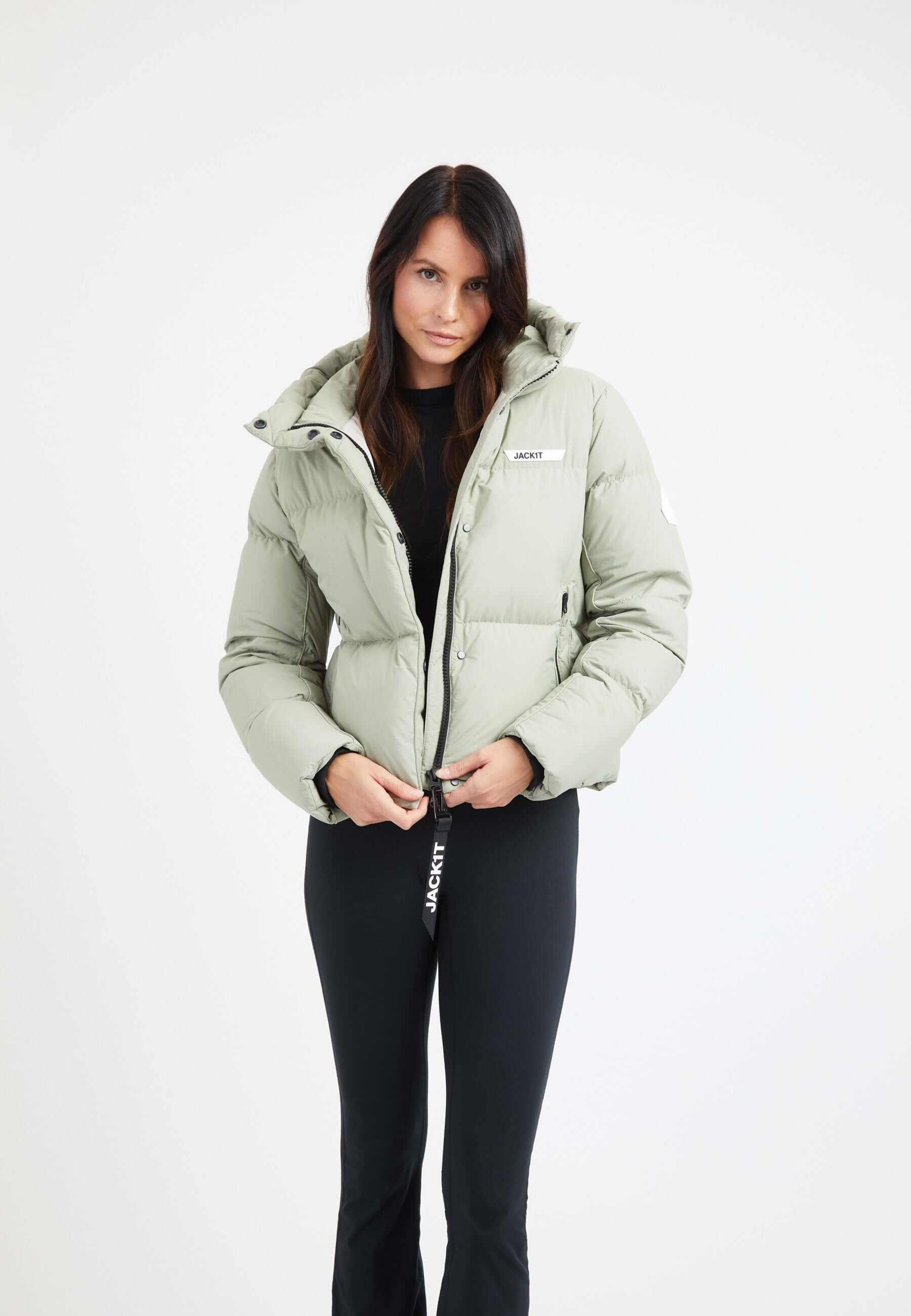 Star Shower Down Puffer Jacket Sage