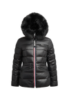 R4D Tricolore Racer Puffer Jacket Lux with Fur Hood