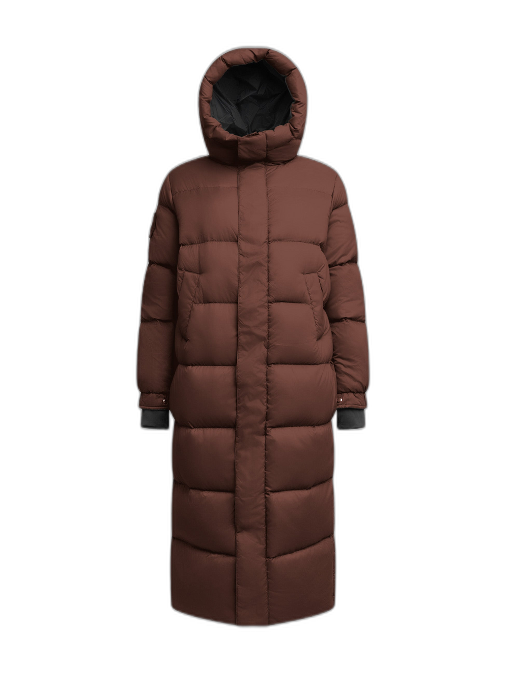 W110SUA20153A06_COCOON_PUFFER__MID_BROWN-F1 flat lay