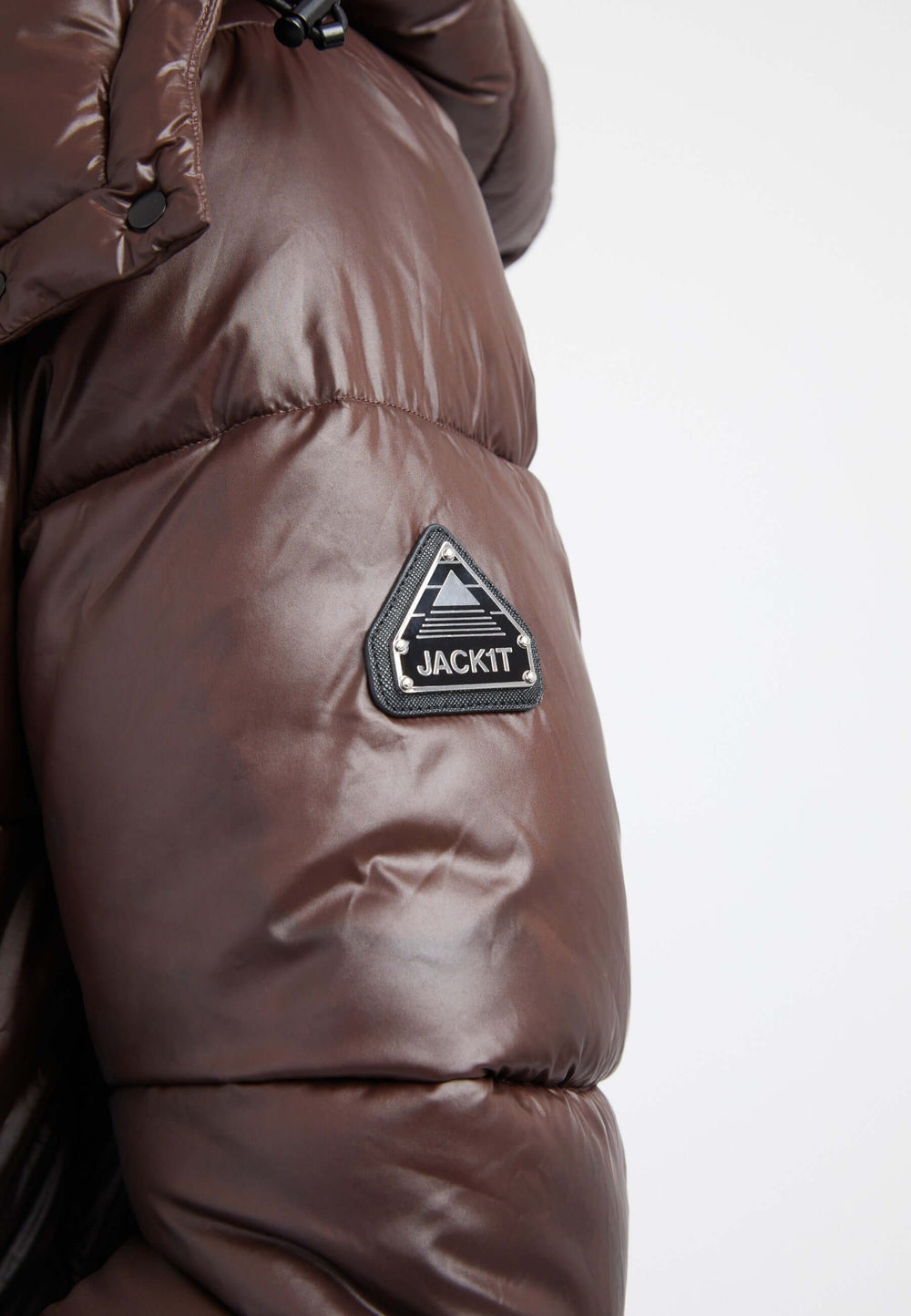 EZ Colonia Coat Chocolate Brown detail shot by JACK1T