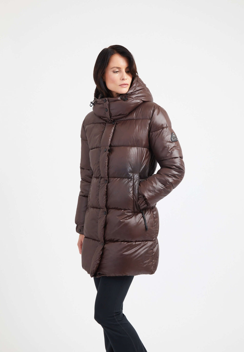 EZ Colonia Coat Chocolate Brown styled shot by JACK1T