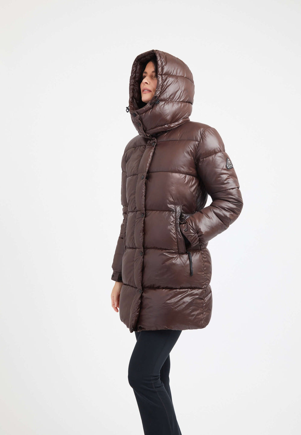 EZ Colonia Coat Chocolate Brown styled shot by JACK1T