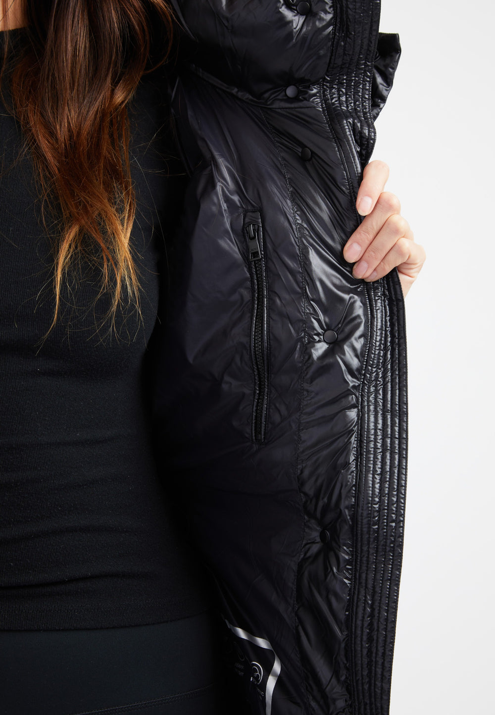 EZ Colonia Coat Black detail shot by JACK1T