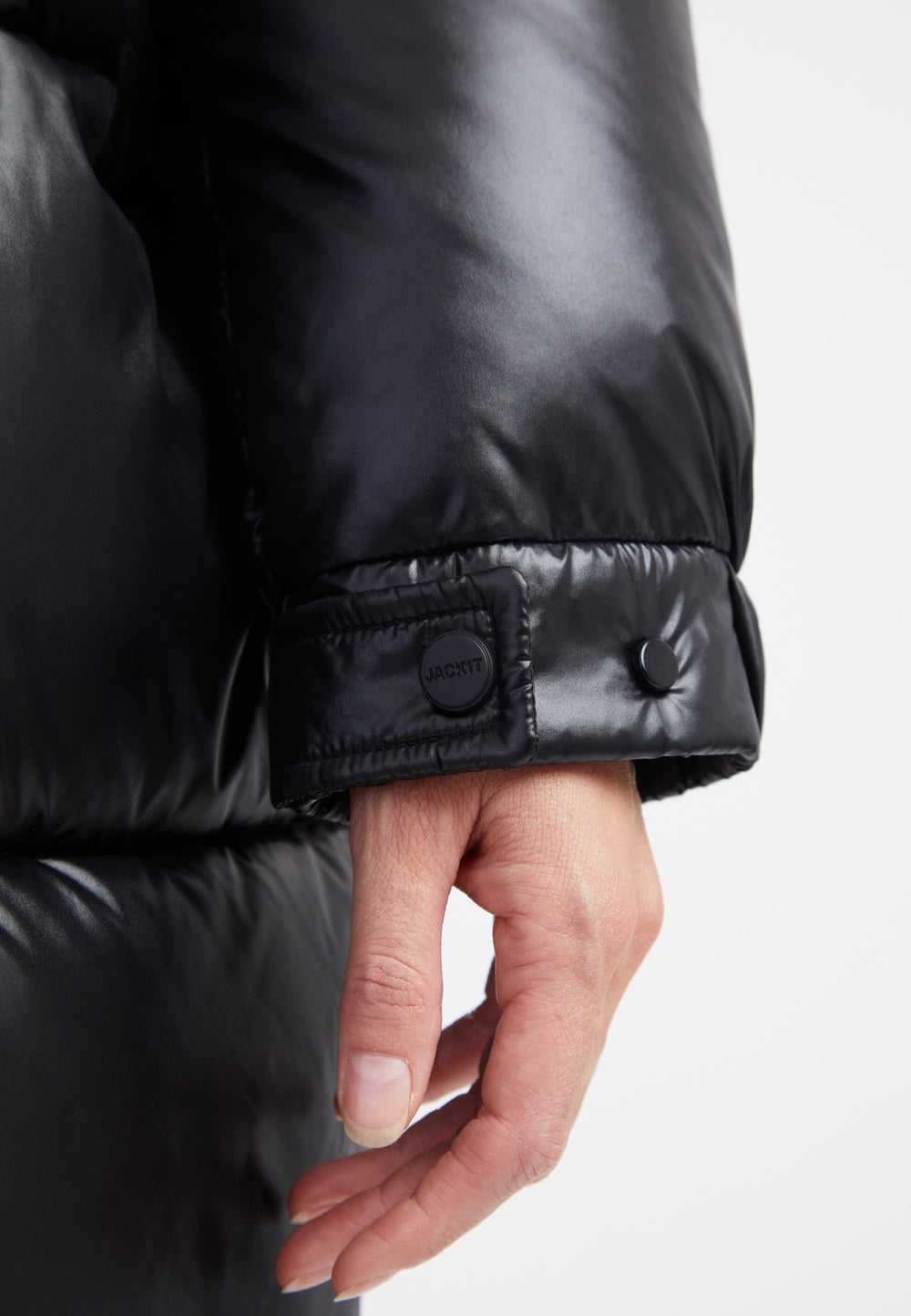 EZ Colonia Coat Black detail shot by JACK1T