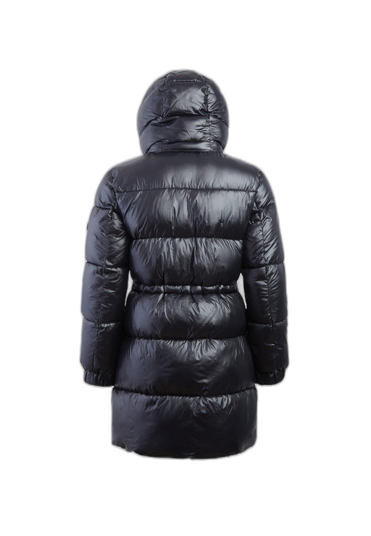 EZ Colonia Coat Black flat lay back cutout