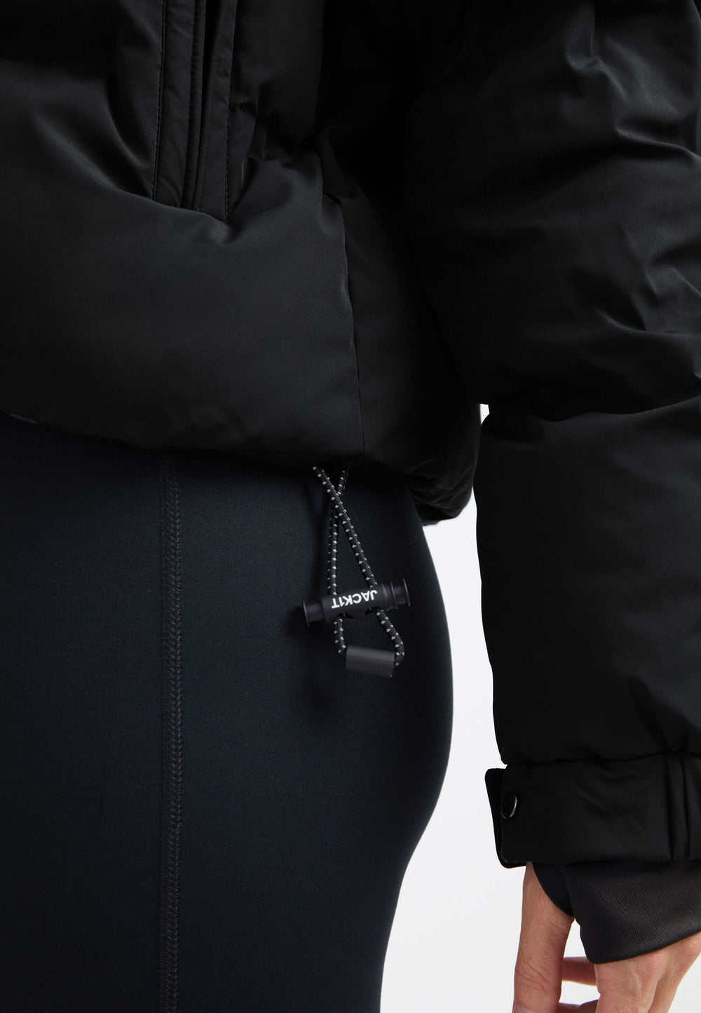EZ Bonded Cropped Black detail shot by JACK1T