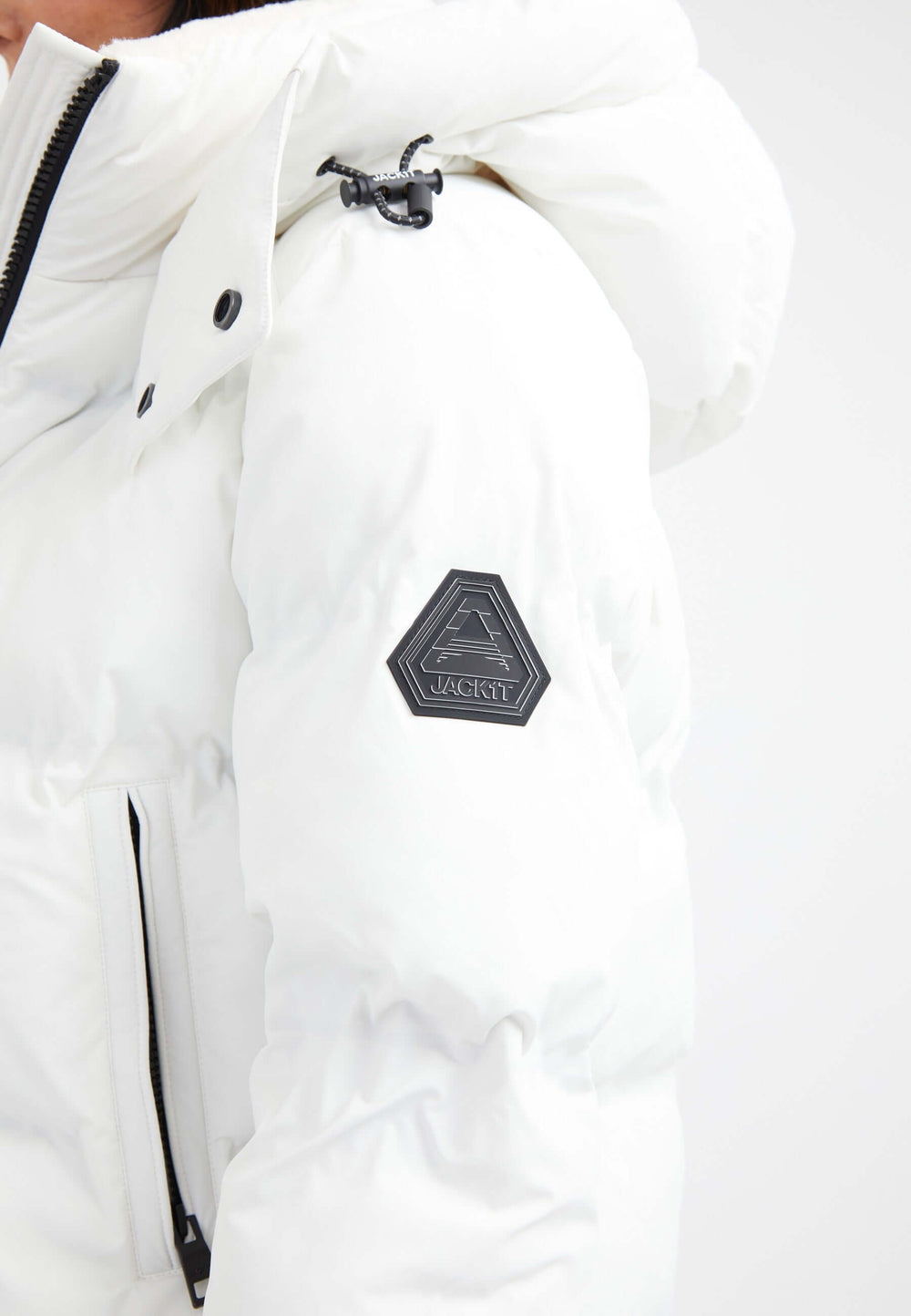 EZ Bonded Cropped White detail shot by JACK1T