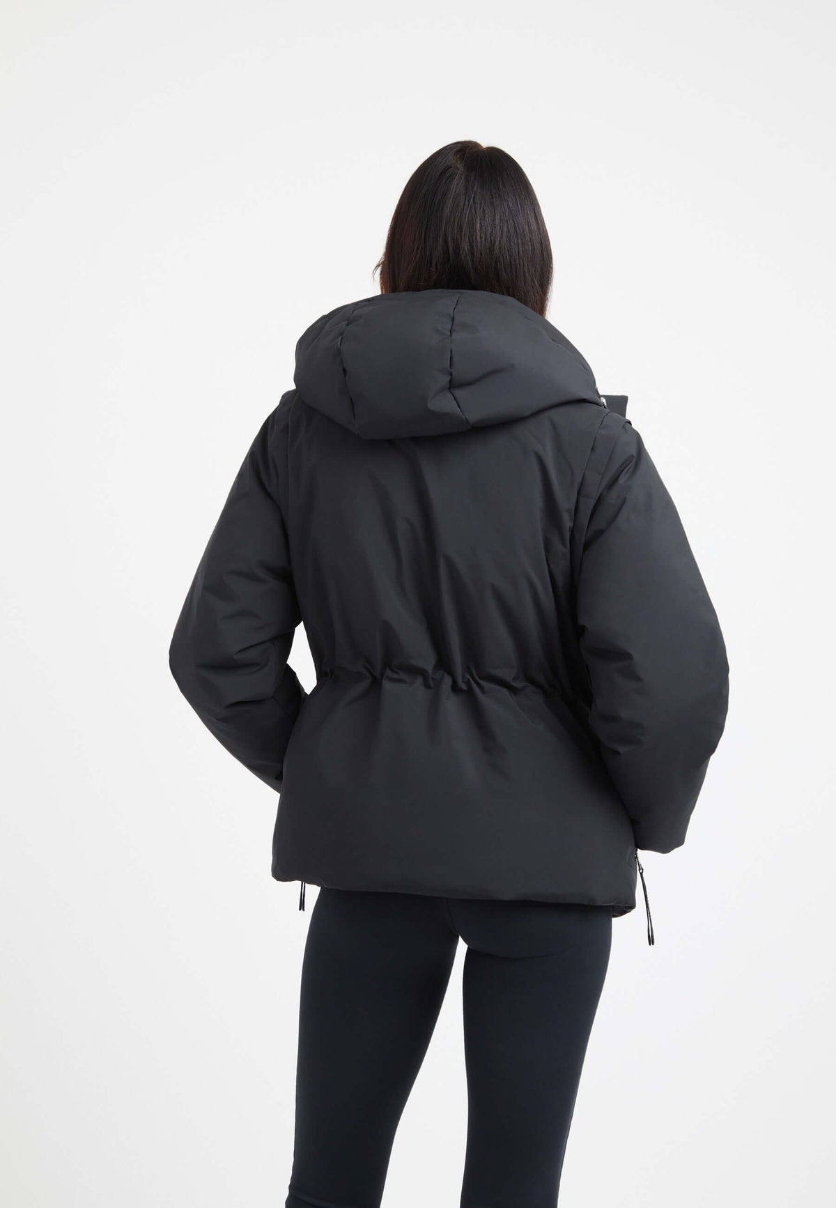 Supernova Hood Black on model back view by JACK1T