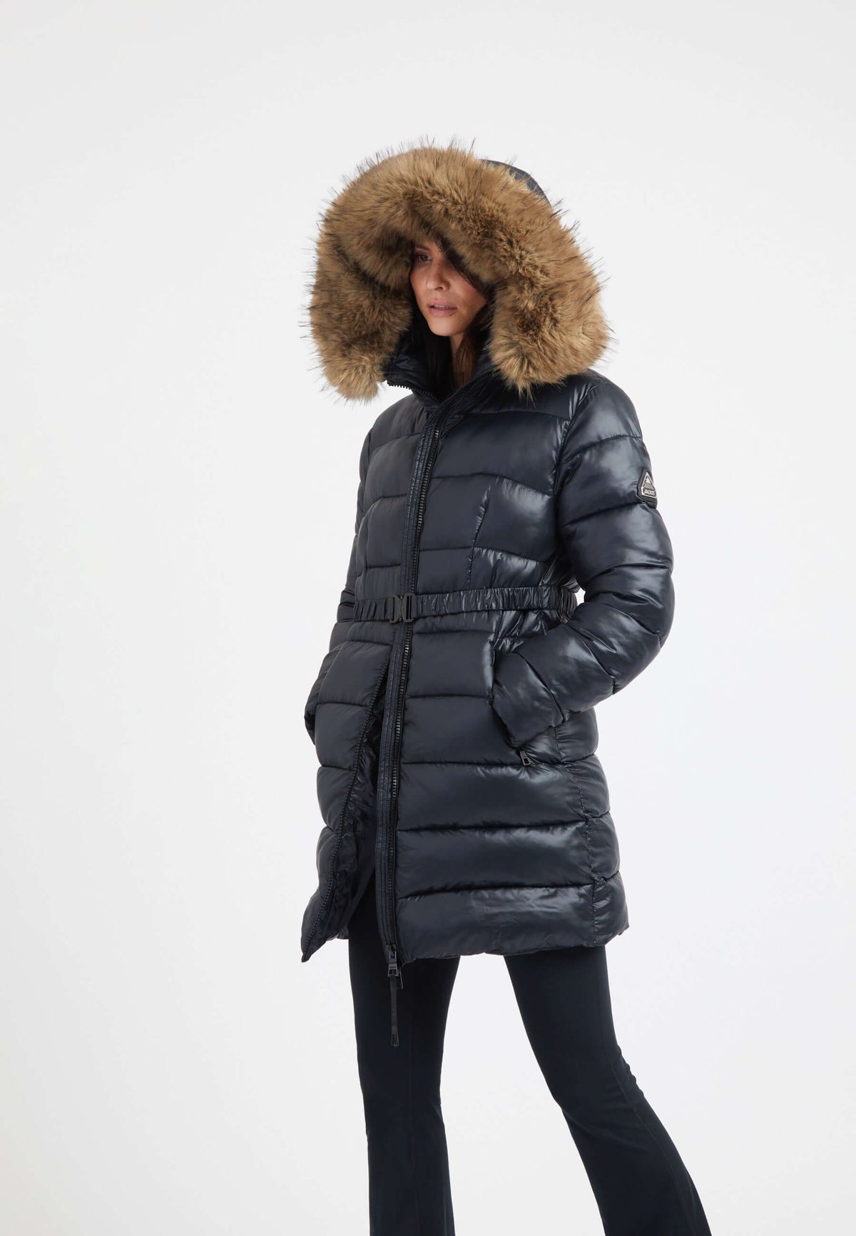 Madero Coat Black styled shot by JACK1T