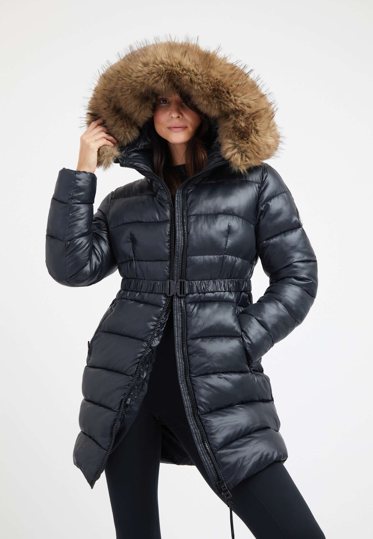 Madero Coat Black styled shot by JACK1T