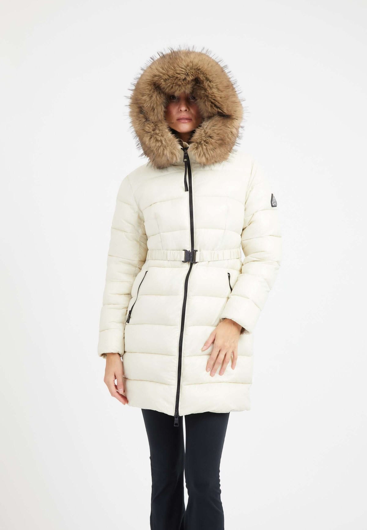Madero Coat Cream styled shot by JACK1T
