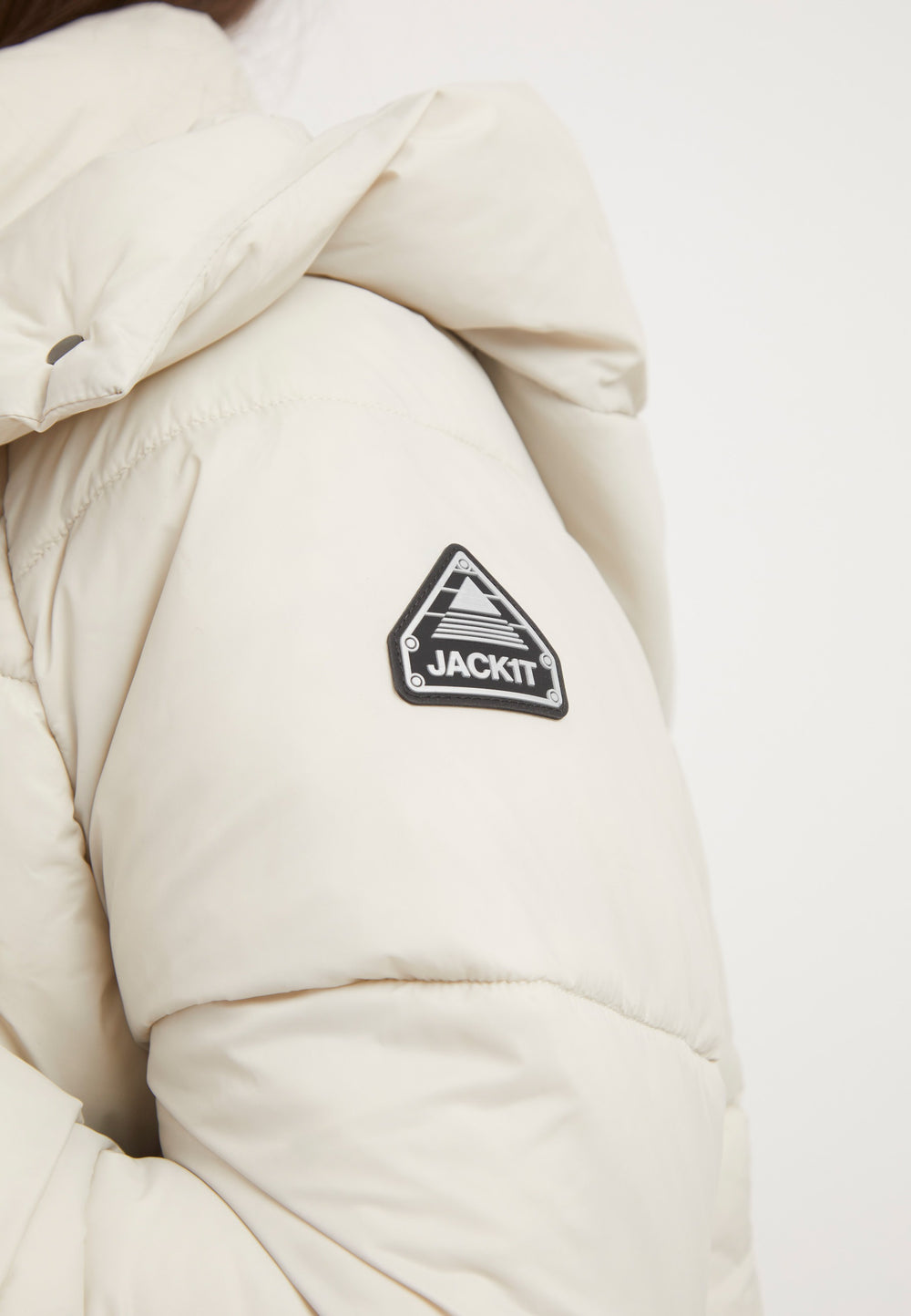Cloud Prime Jacket Stone detail shot by JACK1T