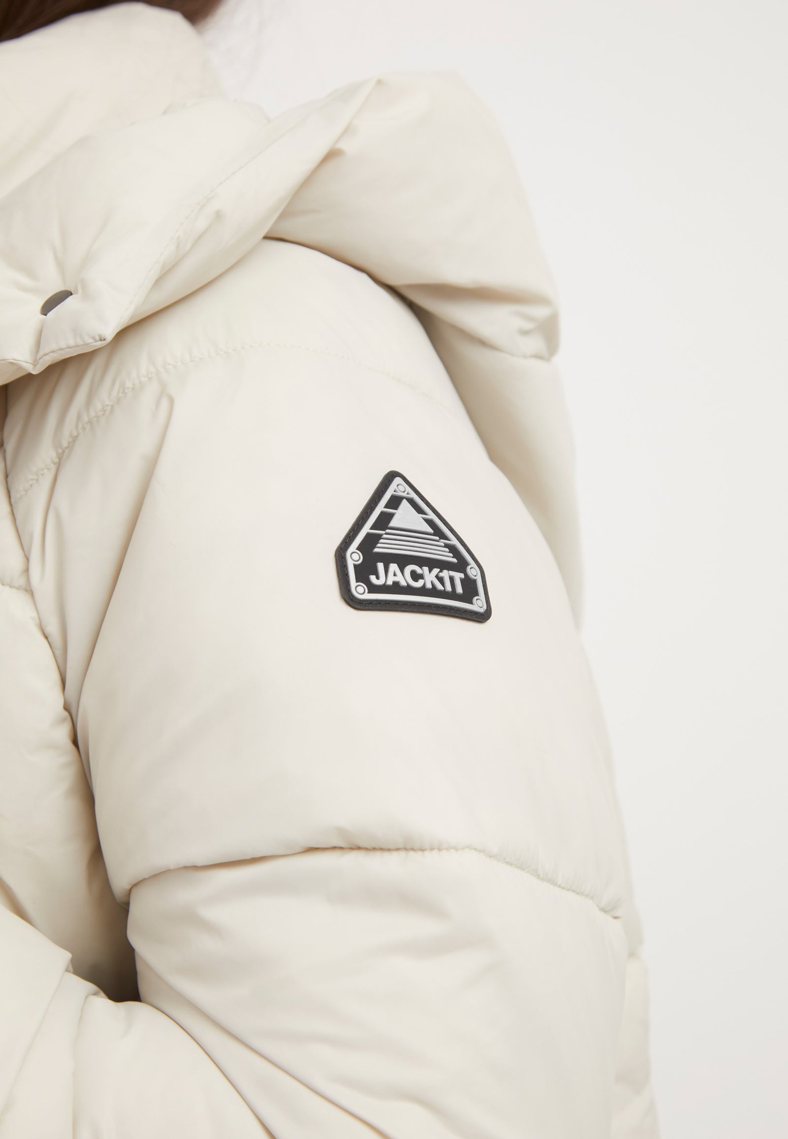 Cloud Prime Jacket Stone detail shot by JACK1T