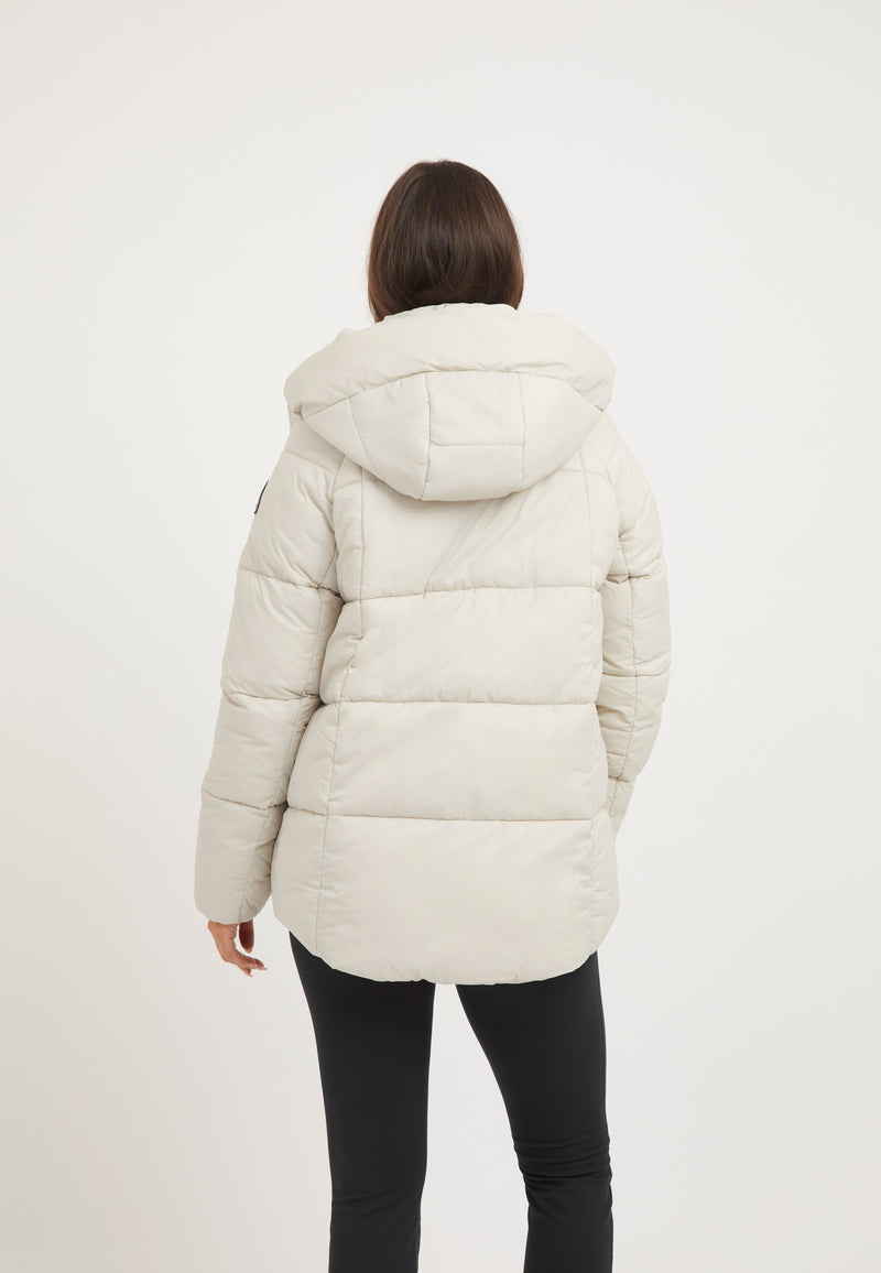 Cloud Prime Jacket Stone on model full length by JACK1T