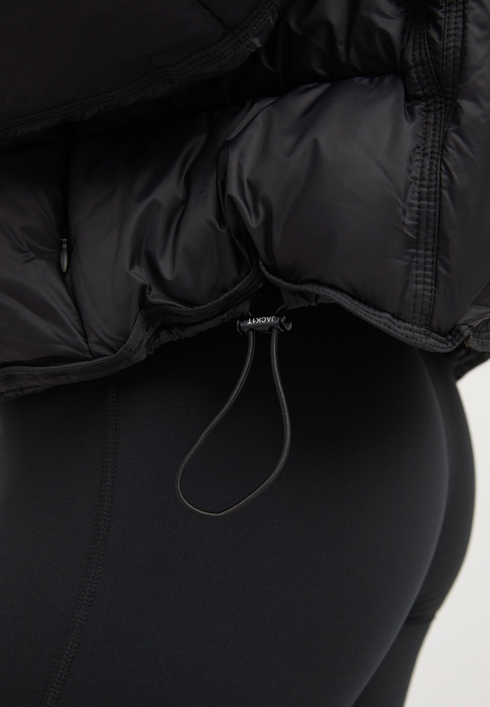 Cloud Boss Jacket Black detail shot by JACK1T